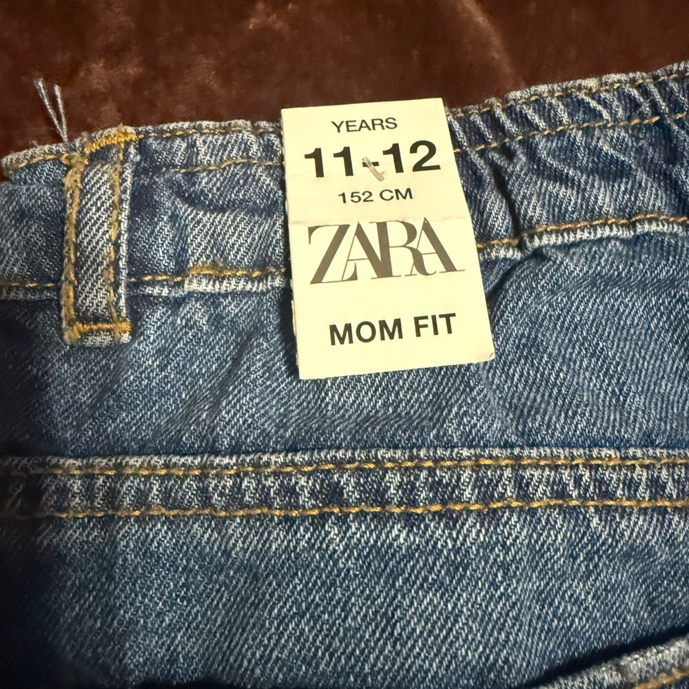Zara Mom Fit Denim Jeans 11-12